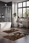 Mijölnir Juego de alfombrillas de baño CT-5032 de 2 piezas, Multicolor